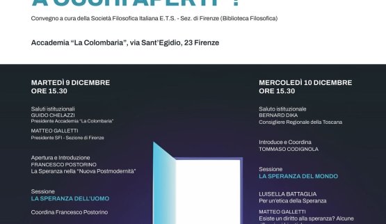 "La speranza è ancora un “sogno a occhi aperti?"
